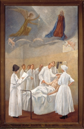 “Verbum caro factum est” Allegory in memory of an anonym benefactor