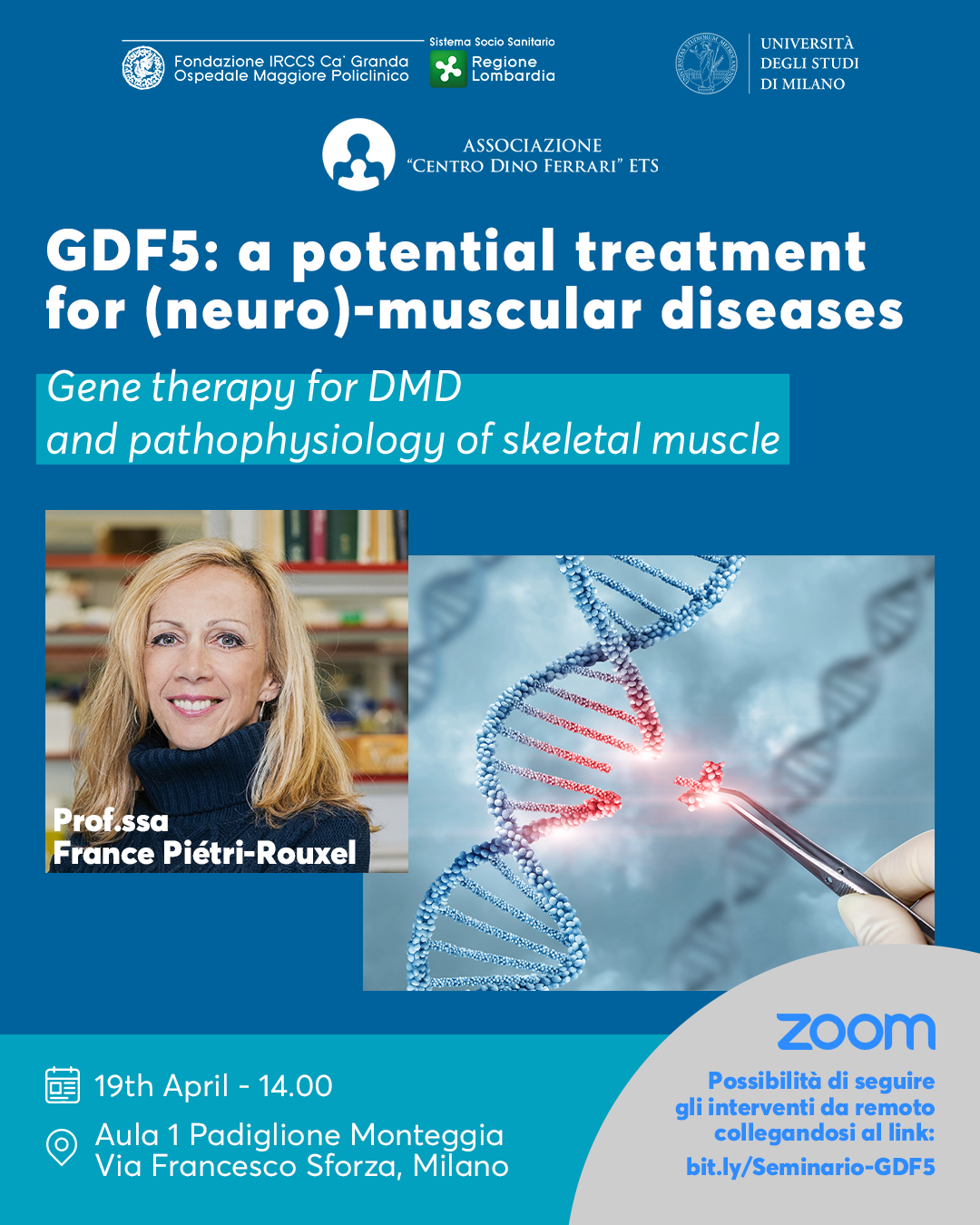 GDF5: a potential treatment for (neuro)-muscular diseases | Eventi ...