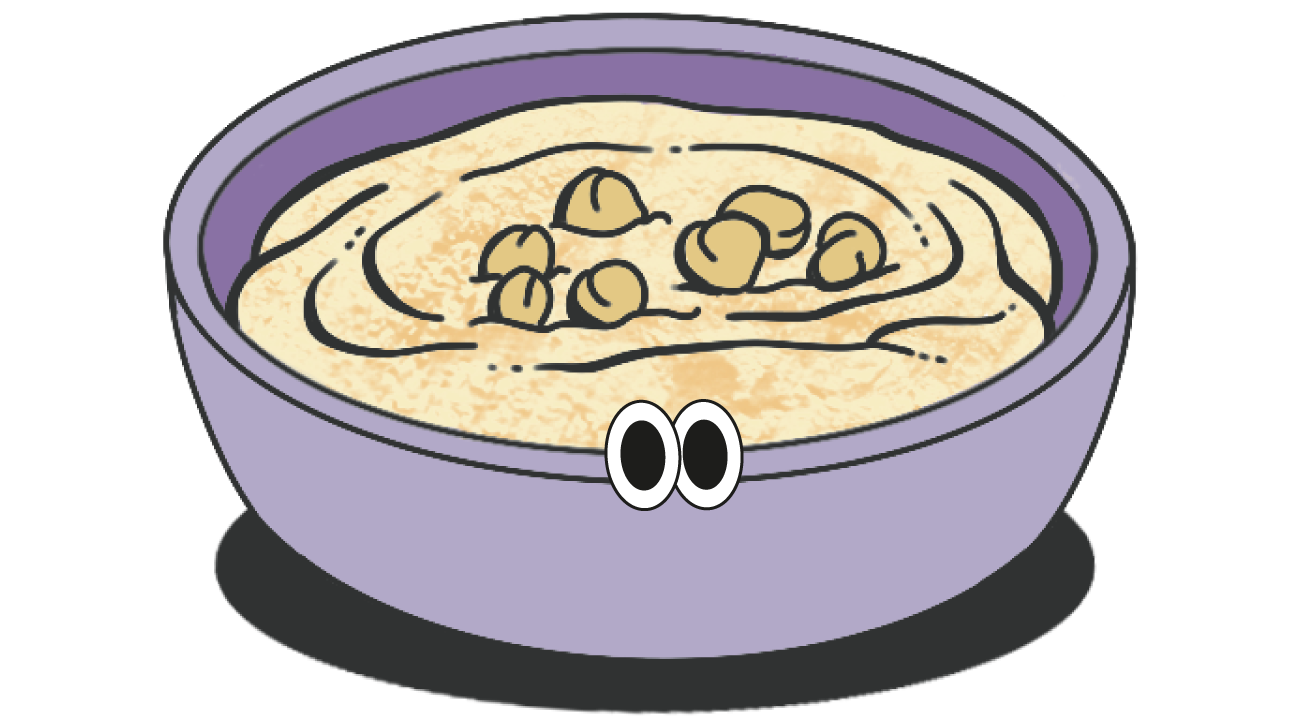 Illustrazione della ricetta 'Hummus di ceci'