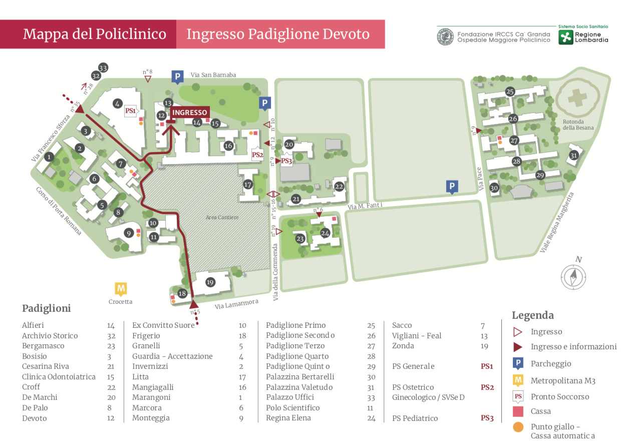 Policlinico di Milano, ecco come accedere ai servizi in tutta sicurezza Milano Policlinico di Milano, ecco come accedere ai servizi in tutta sicurezza Milano